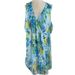 Lane Bryant Multicolored Floral Dress Size 28